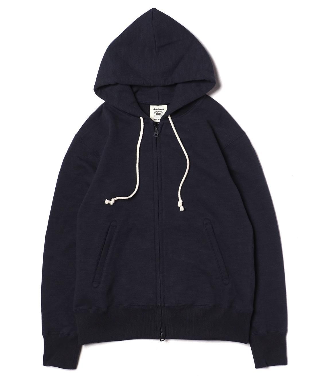 Jackman Jm7873 Gg Sweat Parka Navy スウェット パーカー 日本製