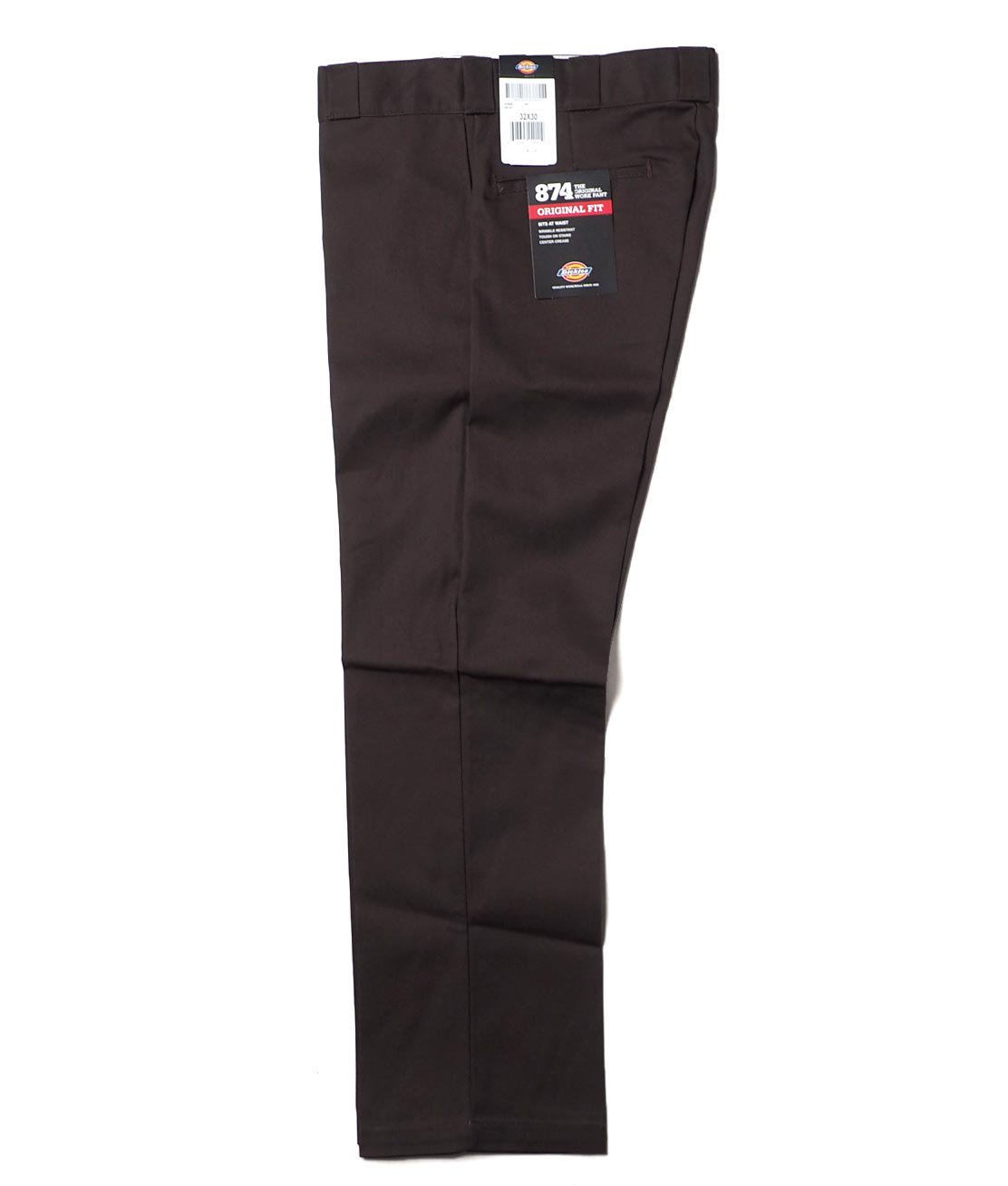 Dickies】#874 ORIGINAL FIT WORK PANT - DARK BROWN ディッキーズ