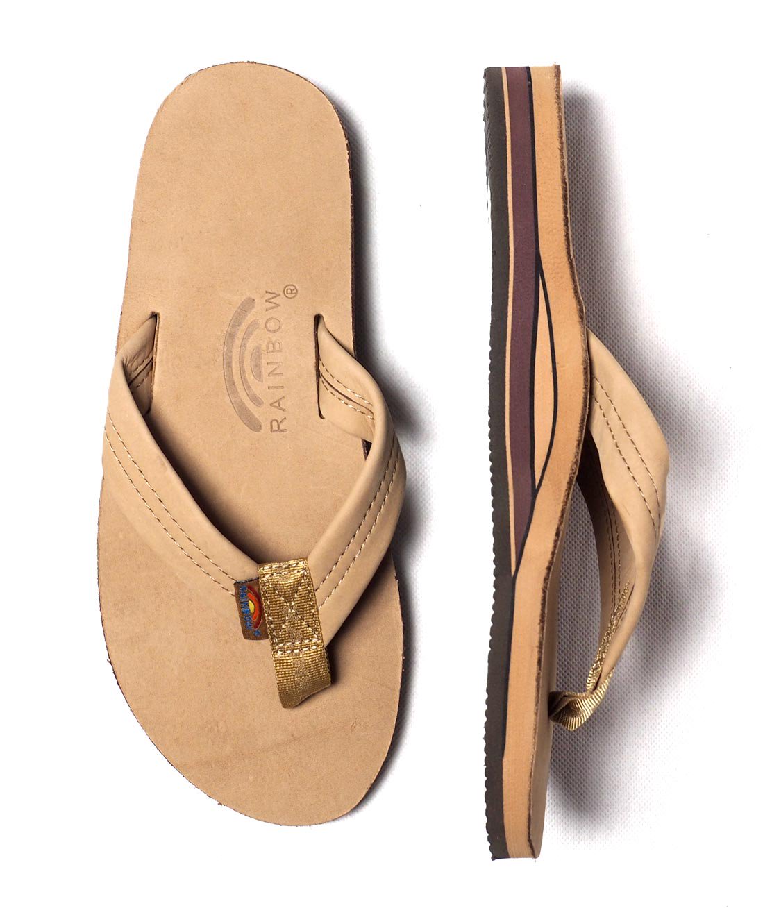 【RAINBOW SANDALS】DOUBLE LAYER PREMIER LEATHER - SIERRA BROWN サンダル - HUNKY  DORY