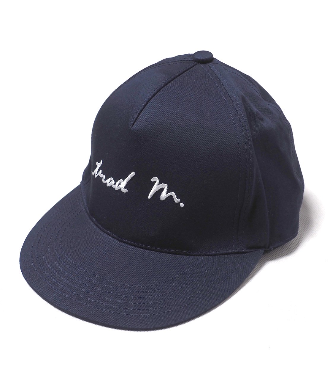 【TRAD MARKS】 "trad m." 5 PANEL CAP "NEW YORK" - NAVY キャップ 帽子 ロゴ - HUNKY