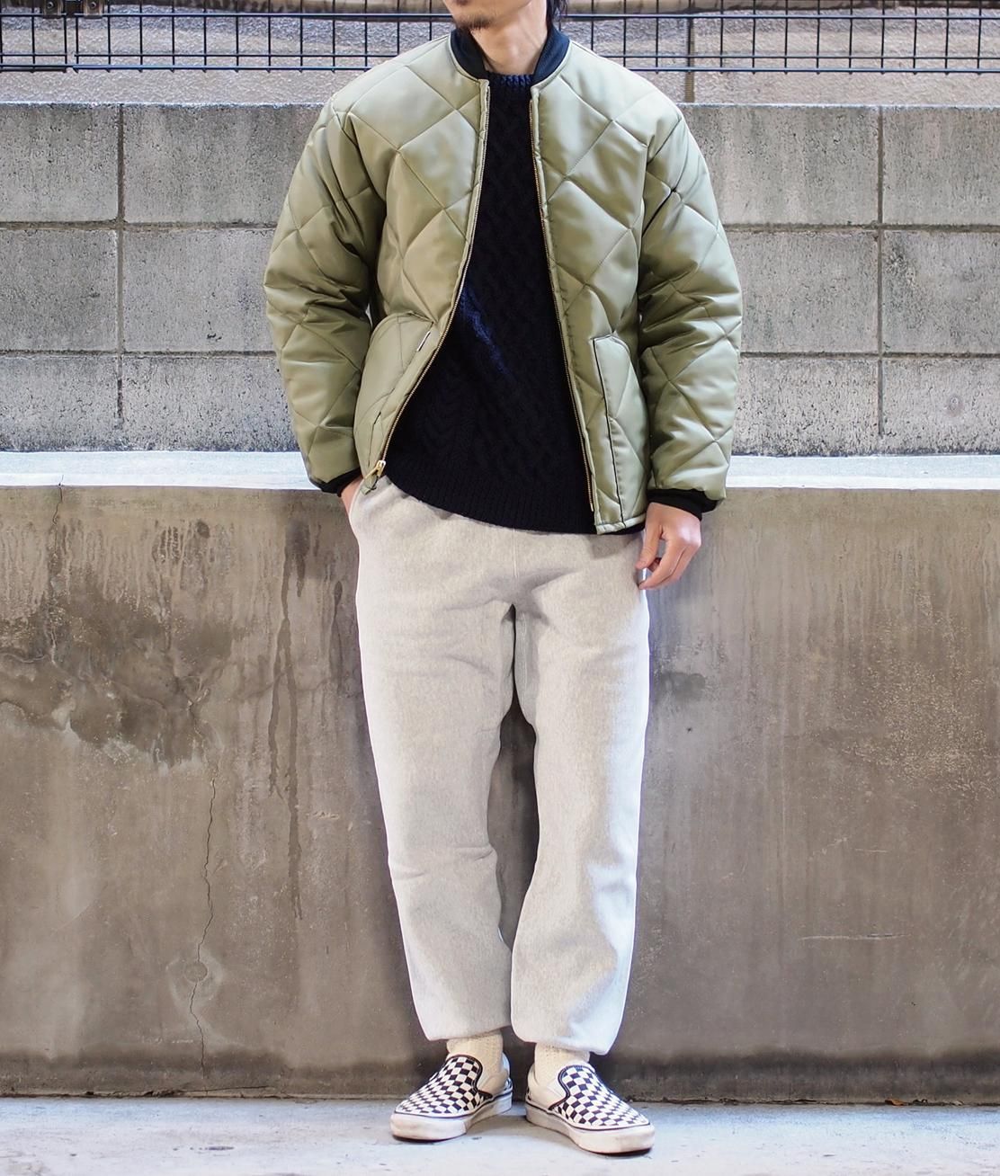 INVERALLAN】1A CREW ARAN - NAVY インバーアラン アラン