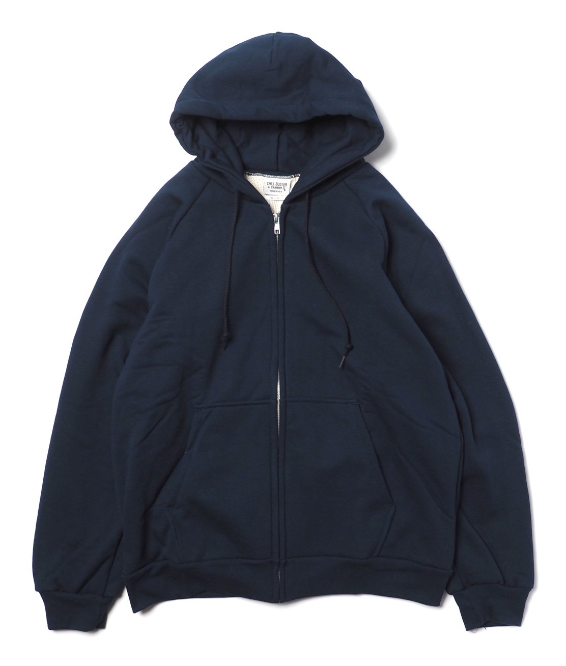 CAMBER】#531 ZIP HOODED CHILL BUSTER - NAVY ジップパーカー 厚手