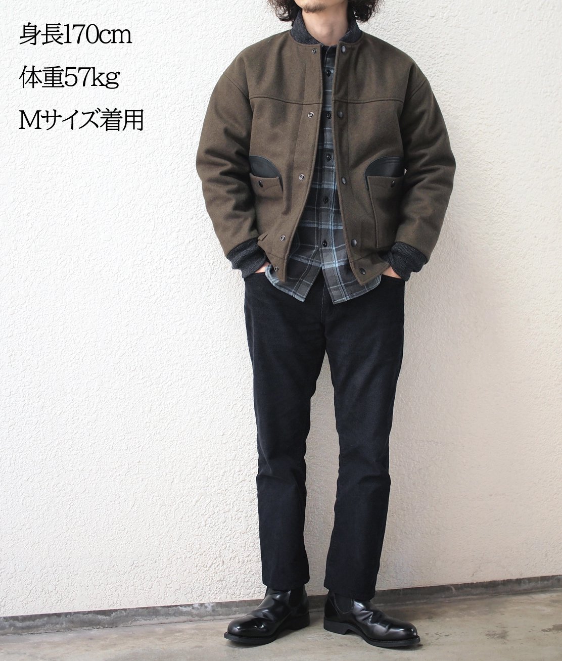 JACKMAN】JM8068 AWARD JACKET - LODEN アワードジャケット アウター 日本製 - HUNKY DORY