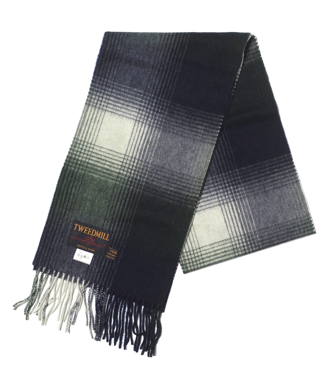 TWEED MILL】LAMBSWOOL SCARF - BLACKWATCH ラムウールマフラー 英国製