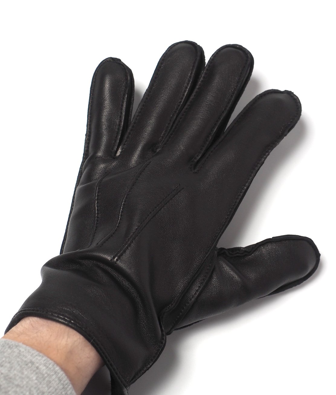 Ralph Lauren】WATER REPELLENT NAPPA TOUCH GLOVE - RL BLACK