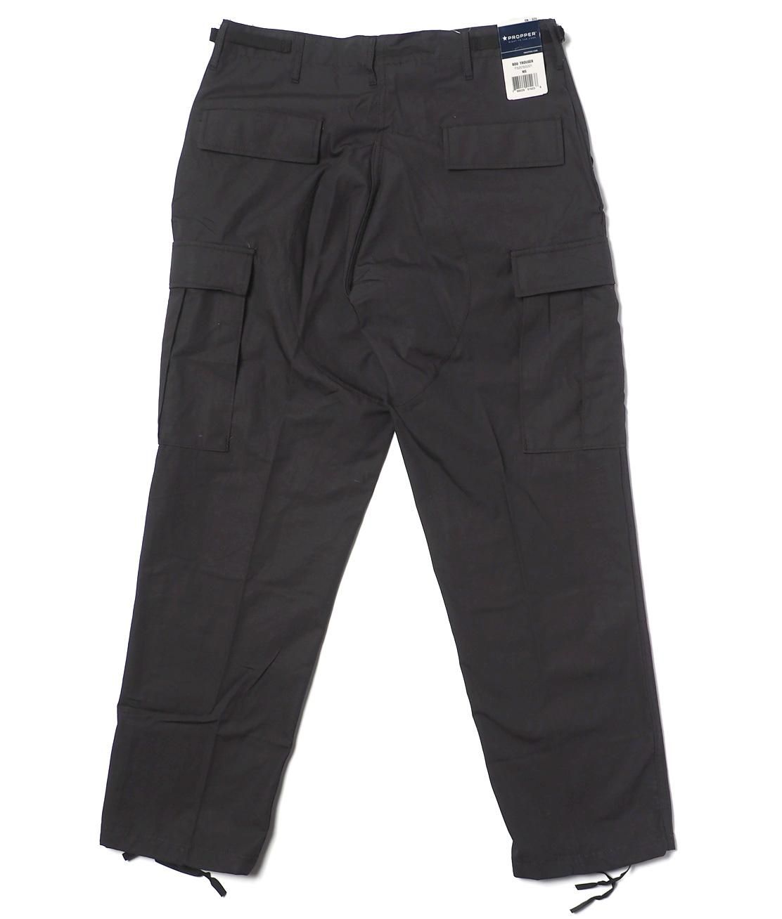 【PROPPER】BDU TROUSER 100% COTTON RIPSTOP - BLACK