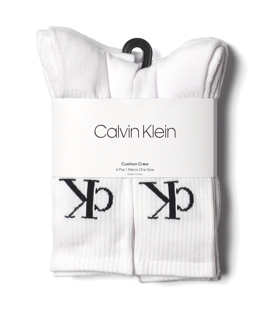 Calvin Klein】6P CREW SOCKS - WHITE 靴下 ソックス 6足組 カルバン