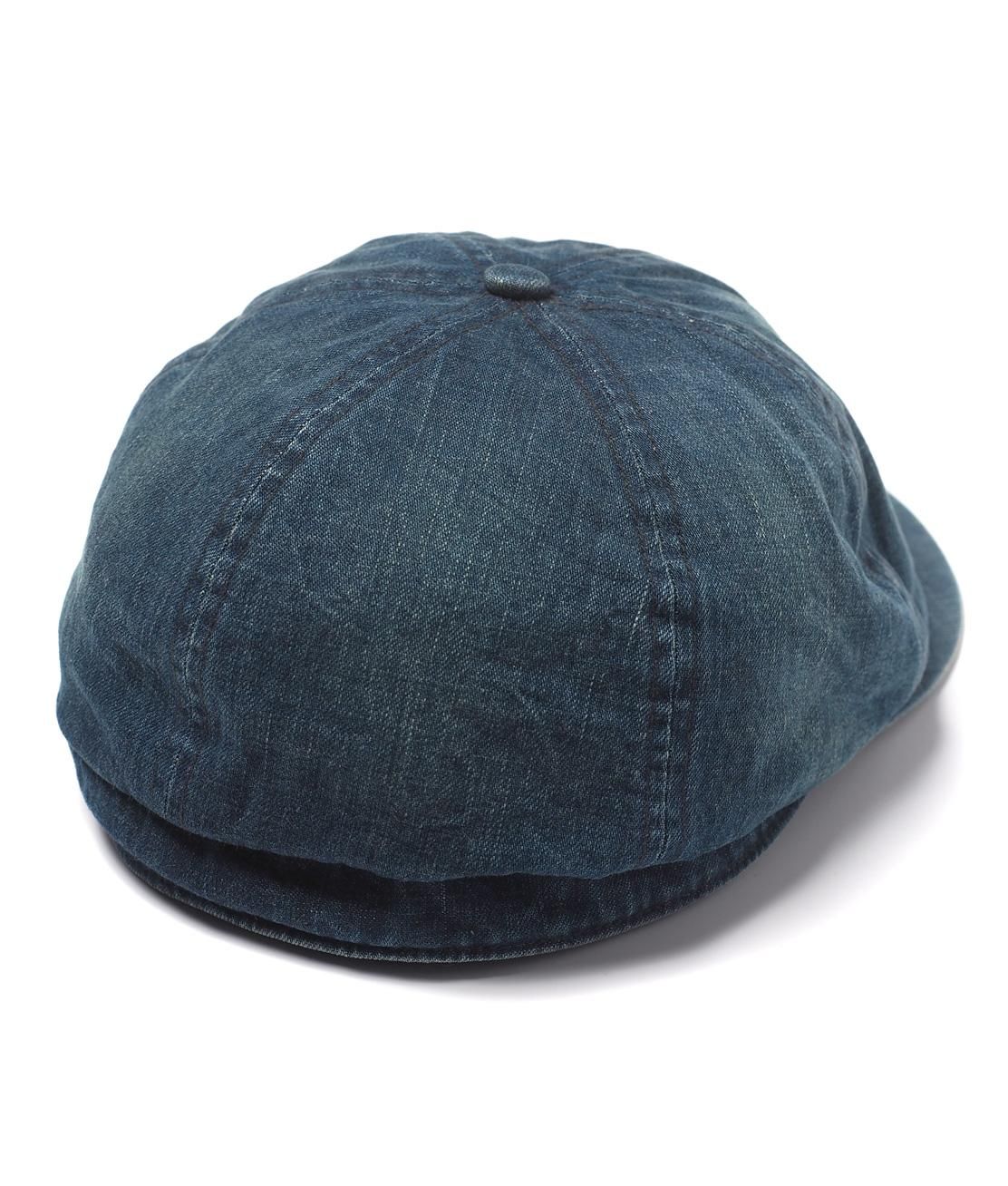 RRL】DENIM NEWSBOY CAP - MEDIUM INDIGO ニュースボーイ キャップ