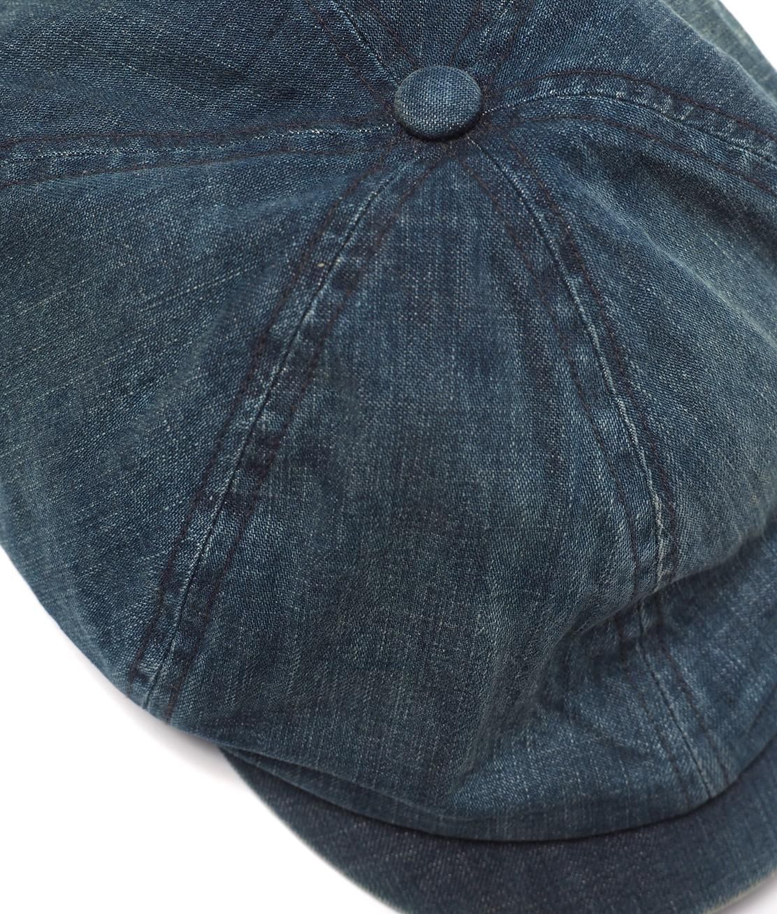 RRL】DENIM NEWSBOY CAP - MEDIUM INDIGO ニュースボーイ キャップ ...