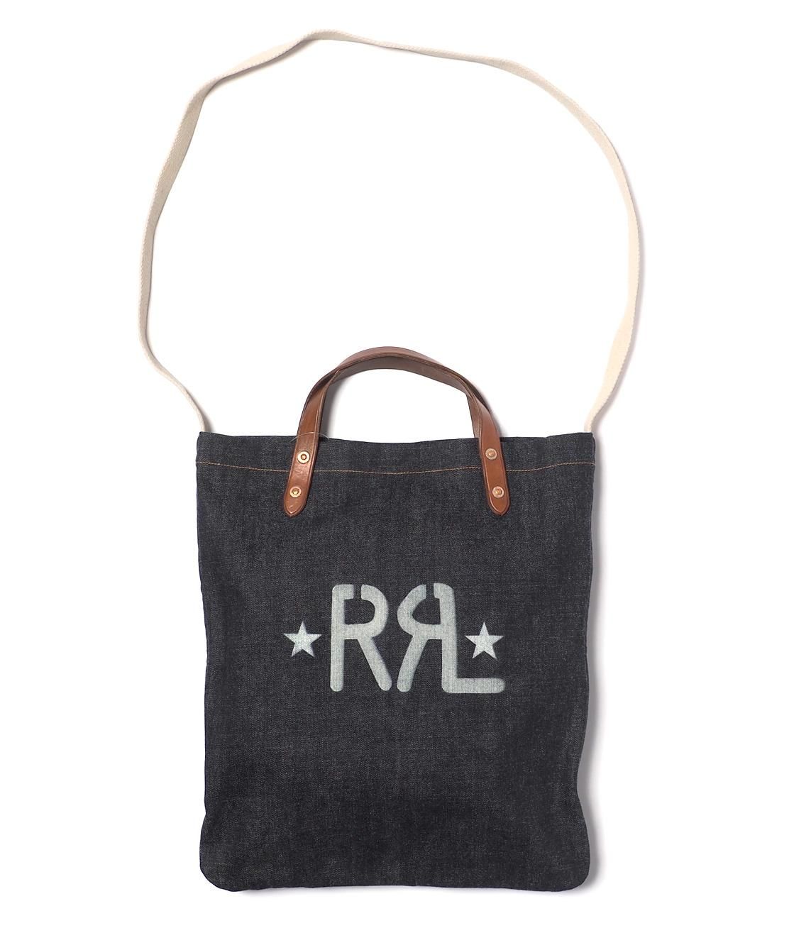 RRL】INDIGO DENIM MARKET TOTE - INDIGO マーケットトート バッグ