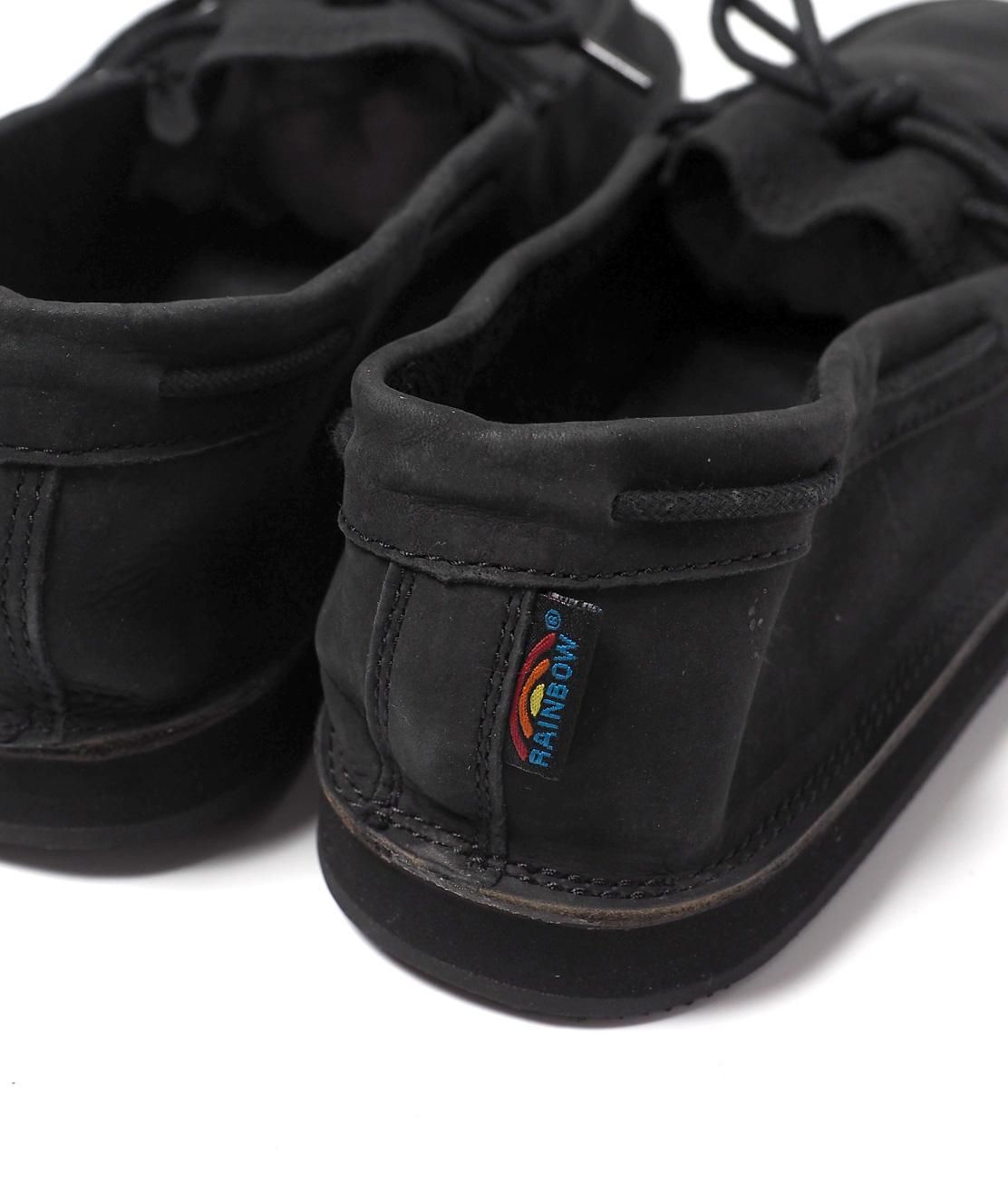 RAINBOW SANDALS】MOCCA LOAFER - BLACK モカローファー シューズ