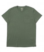 <img class='new_mark_img1' src='https://img.shop-pro.jp/img/new/icons47.gif' style='border:none;display:inline;margin:0px;padding:0px;width:auto;' />Double RLGARMENT-DYED POCKET TEE - PICKET GREEN ݥå T 