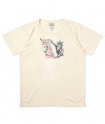 <img class='new_mark_img1' src='https://img.shop-pro.jp/img/new/icons47.gif' style='border:none;display:inline;margin:0px;padding:0px;width:auto;' />Double RLJERSEY GRAPHIC TEE - WHITE եåT Ʒ罸ݥ