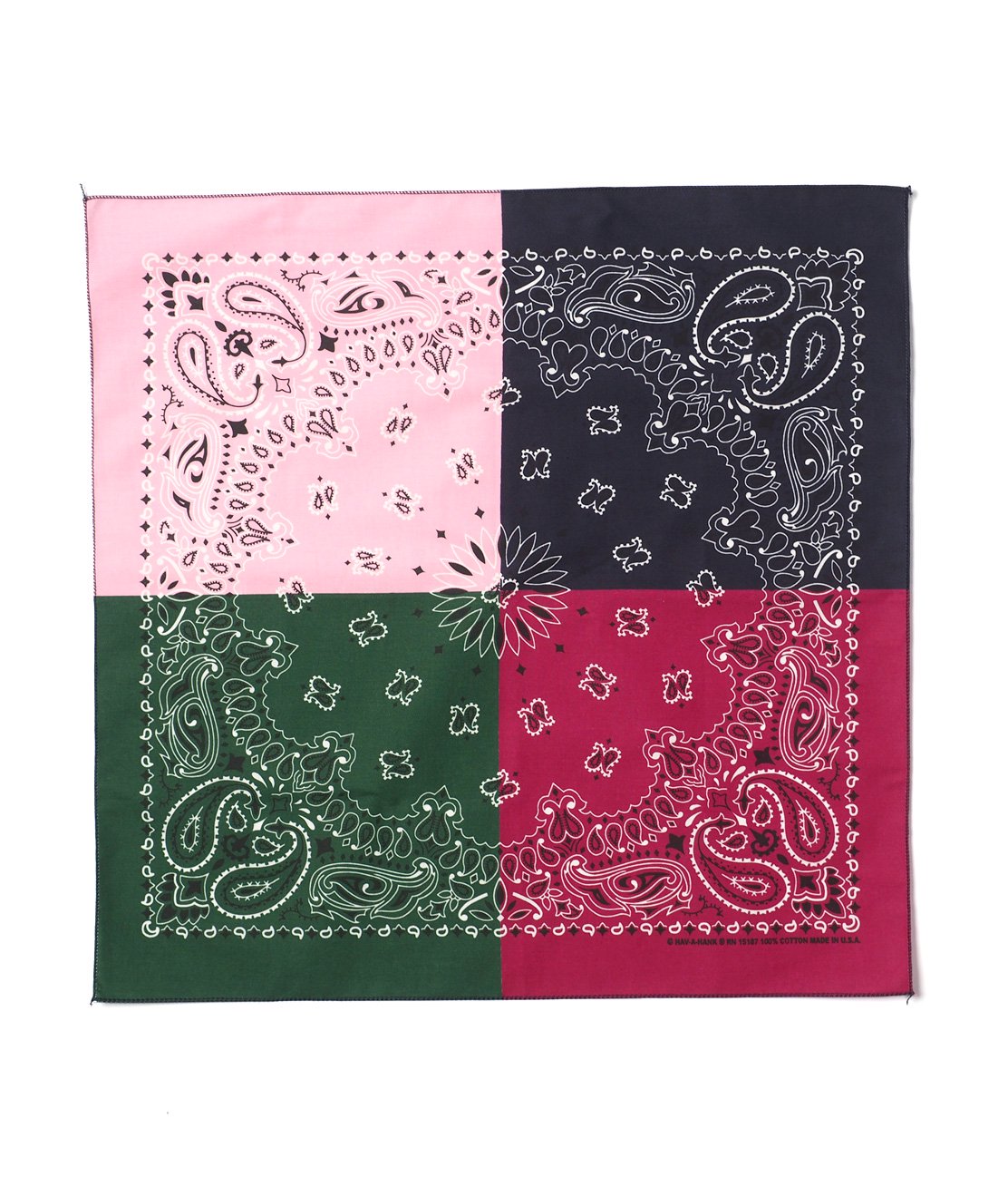 HAV-A-HANK】22inch QUAD BANDANA - SPRING ハバハンク バンダナ USA製