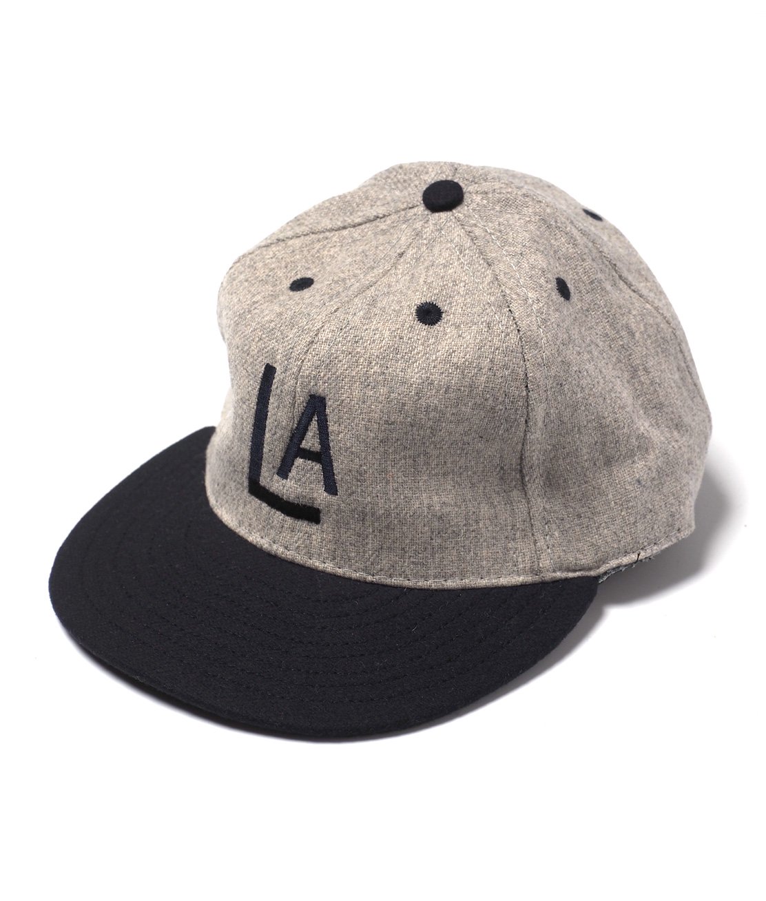 COOPERSTOWN】LOS ANGELES ANGELS 1943 - Lt.GREY/NAVY キャップ 帽子