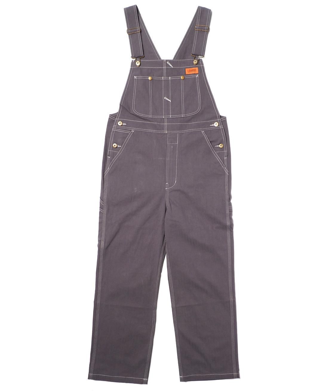 UNIVERSAL OVERALL】COTTON HERRINGBONE OVERALL - CHARCOAL