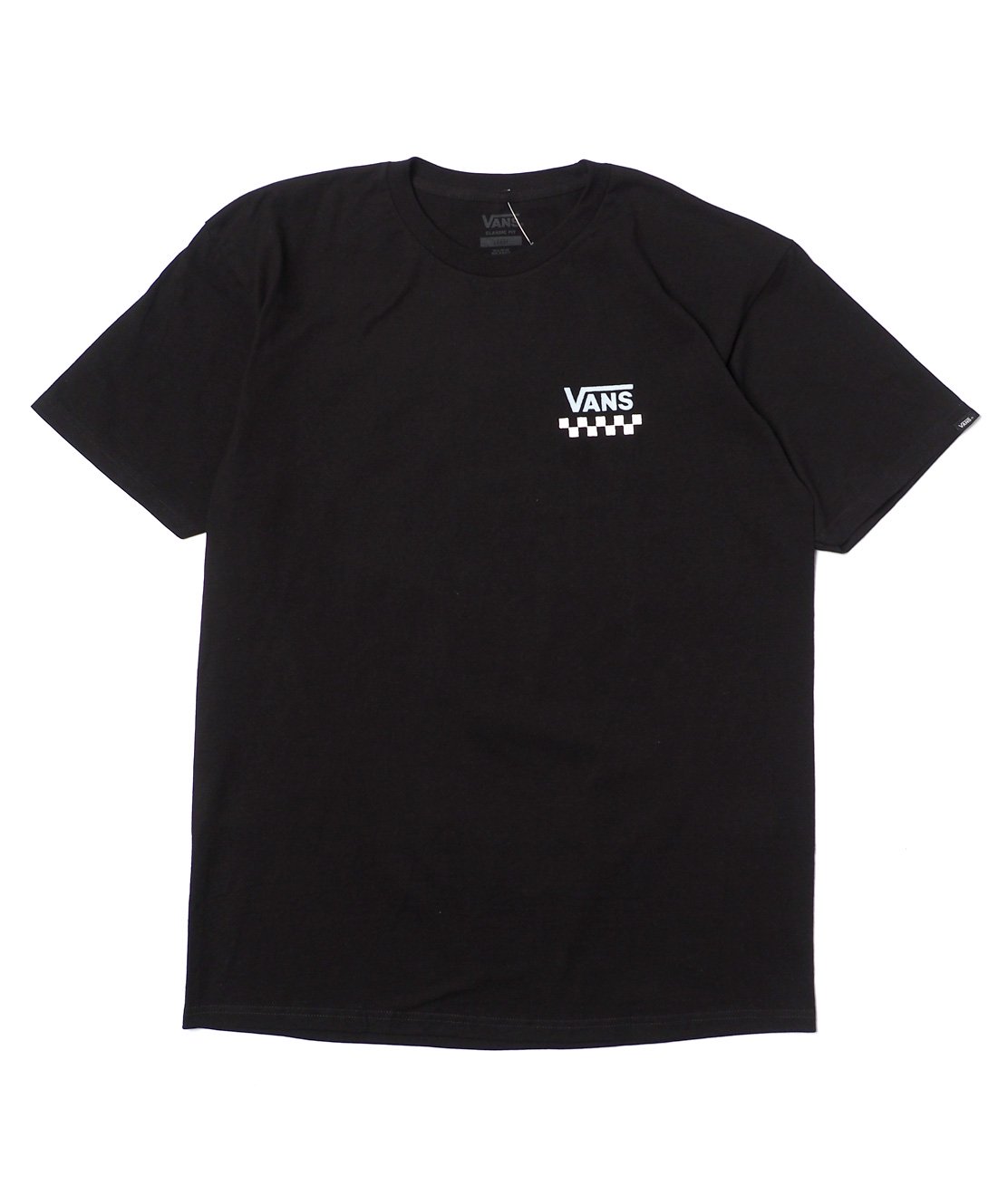 VANS】SKETCHY PAST TEE - BLACK バンズ Tシャツ チェッカー