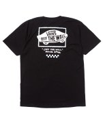 <img class='new_mark_img1' src='https://img.shop-pro.jp/img/new/icons47.gif' style='border:none;display:inline;margin:0px;padding:0px;width:auto;' />【VANS】SKETCHY PAST TEE - BLACK バンズ Tシャツ チェッカーボード USA企画