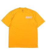 <img class='new_mark_img1' src='https://img.shop-pro.jp/img/new/icons6.gif' style='border:none;display:inline;margin:0px;padding:0px;width:auto;' />【DEAD STOCK】US NAVY PHYSICAL TRAINING TEE - YELLOW 米海軍 Tシャツ ニューバランス