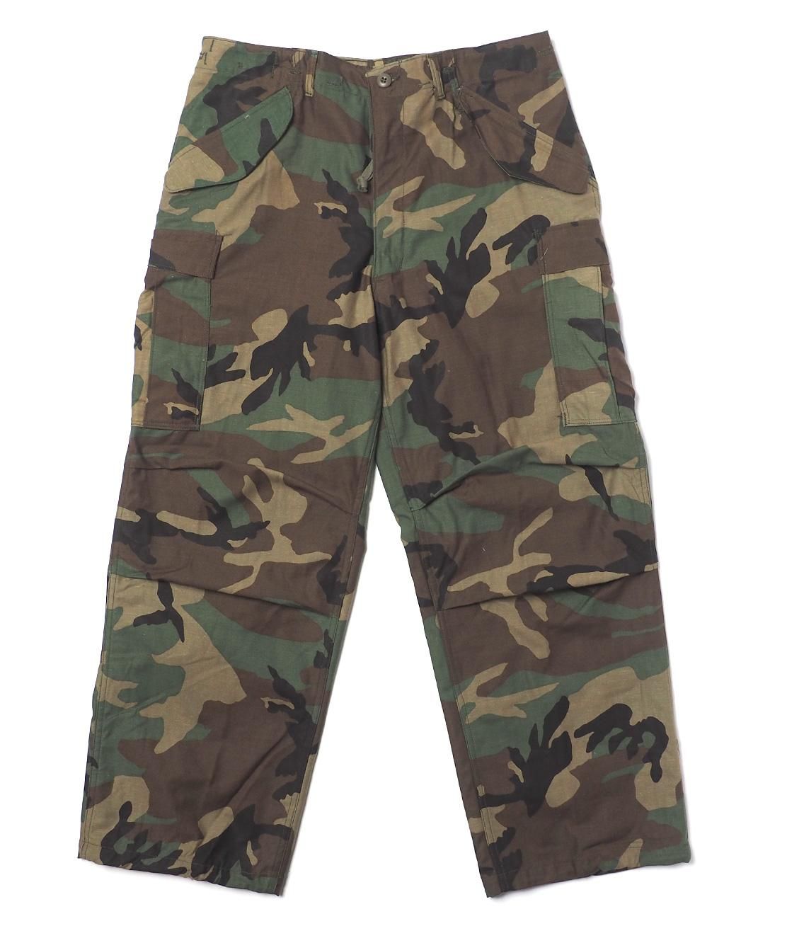 DEAD STOCK】80s US ARMY M-65 TROUSERS - WOODLAND CAMO