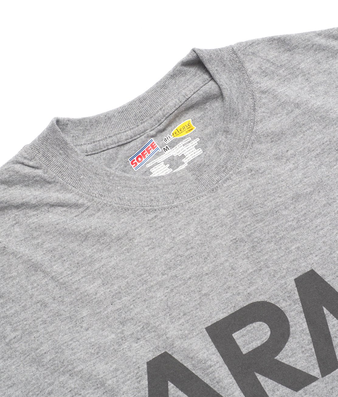 DEAD STOCK】US ARMY IPFU TEE - GREY アメリカ陸軍 トレーニング T