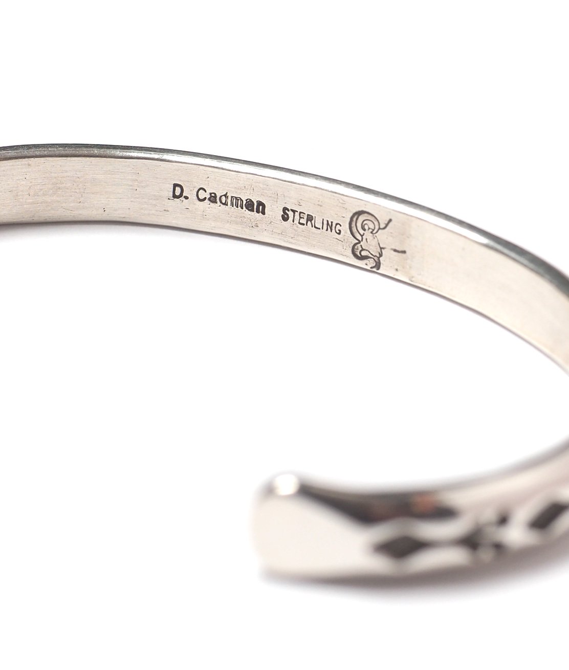 INDIAN JEWELRY】NAVAJO SILVER BANGLE 