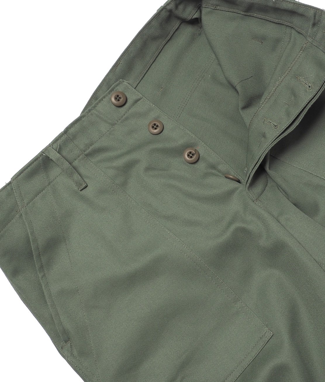 DEAD STOCK】US ARMY UTILITY TROUSERS - OLIVE GREEN 米軍 ベイカー