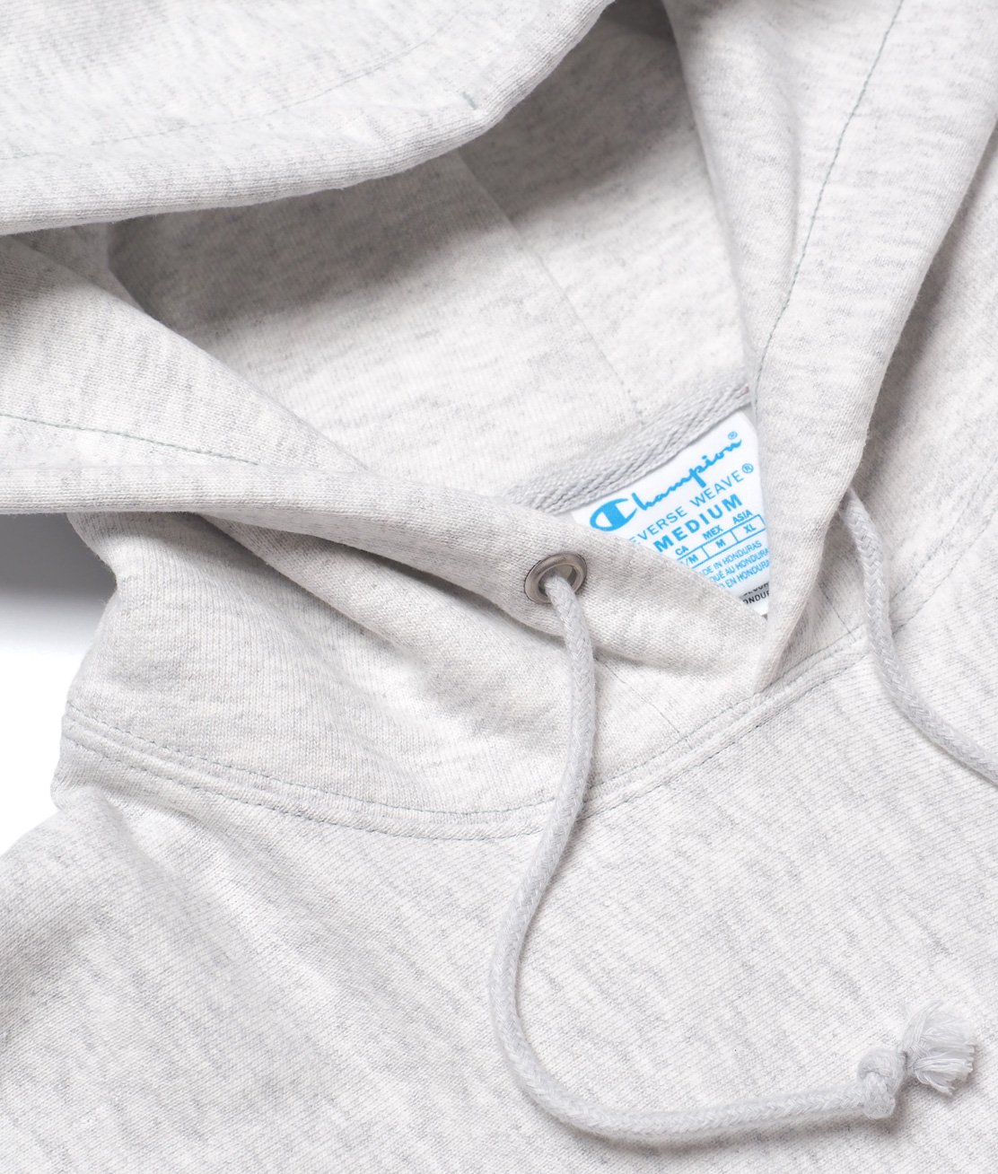 Champion-IMPORT】RW P/O HOODED SWEAT - SILVER GREY リバース