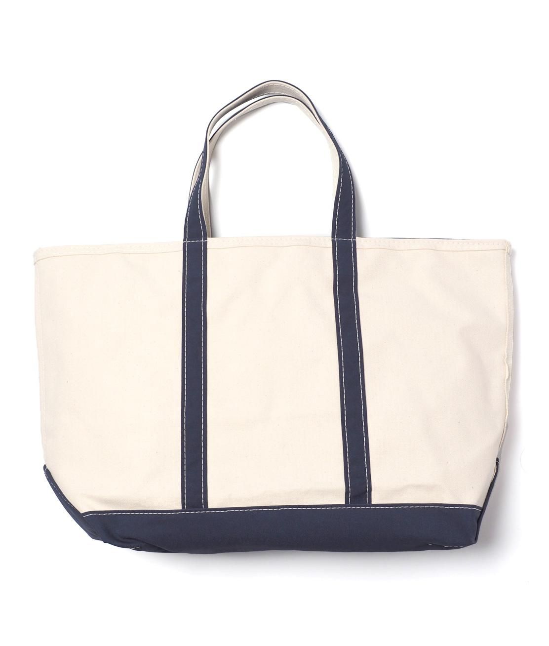 L.L.Bean】BOAT & TOTE BAG ZIP TOP LARGE - BLUE トートバッグ USA製