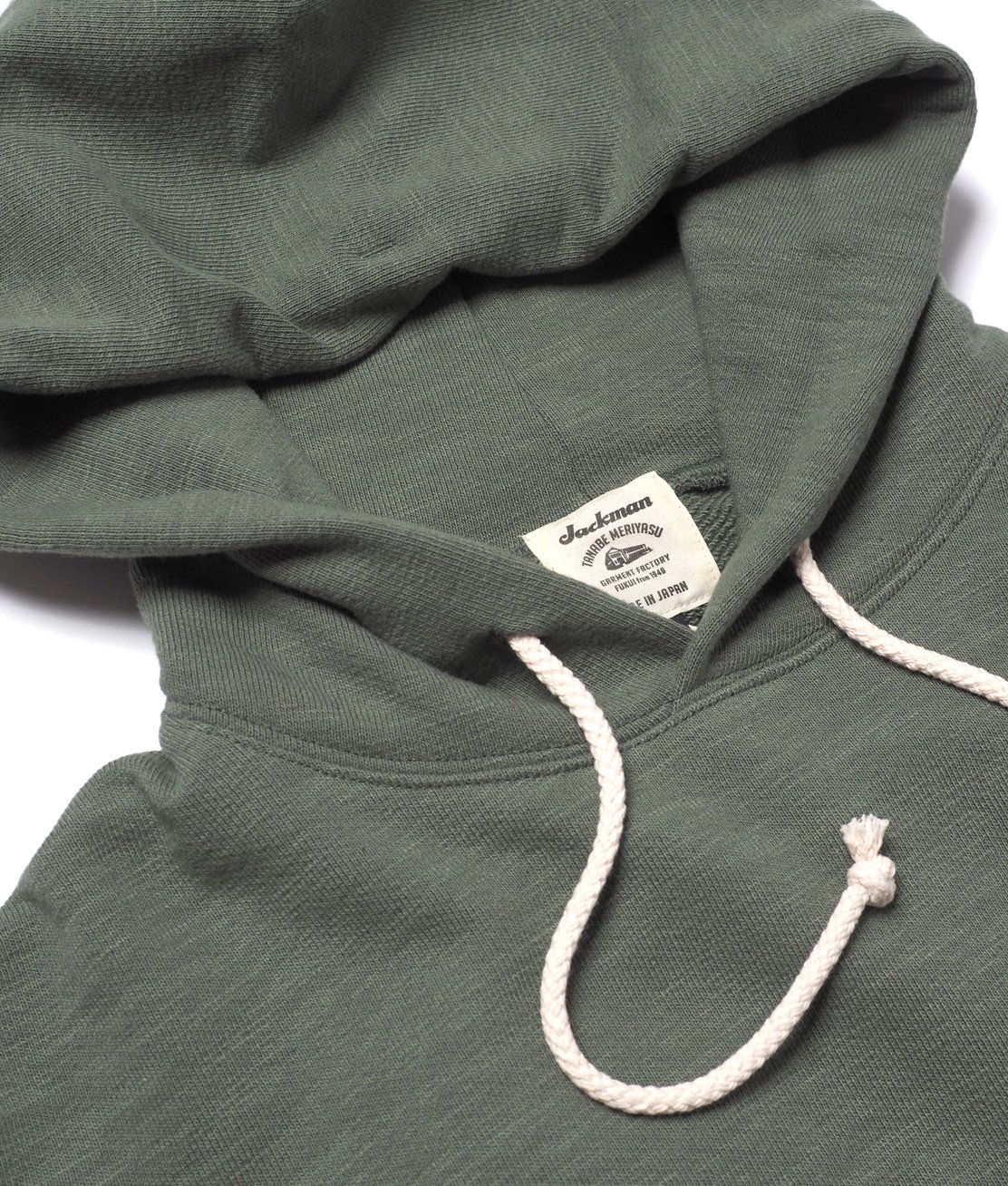 JACKMAN】JM7295 GG SWEAT PULLOVER PARKA - ASH GREEN パーカー 裏毛