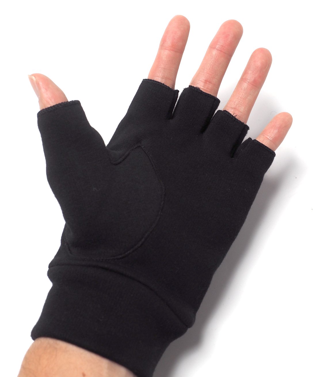 Ralph Lauren】FINGERLESS GLOVE - BLACK 指ぬき 指なし 手袋