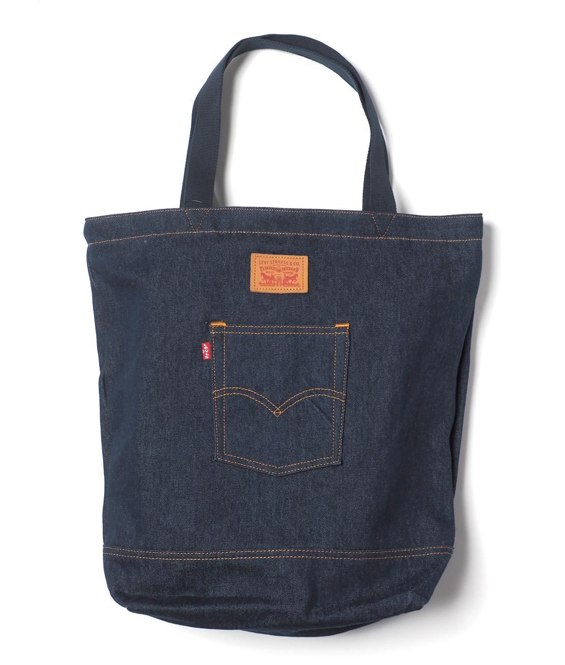 Levi's】THE LEVI'S BACK POCKET TOTE - NAVY BLUE リーバイス デニム