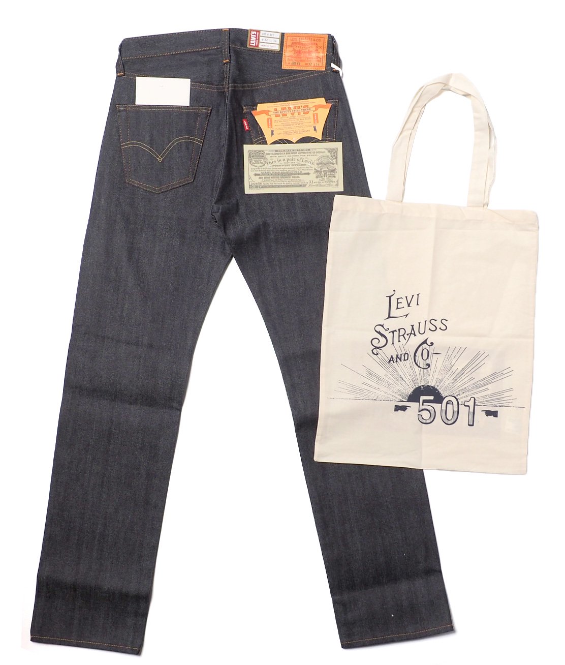 LEVI'S VINTAGE CLOTHING】1947 501XX JEANS - RIGID ジーンズ ORGANIC