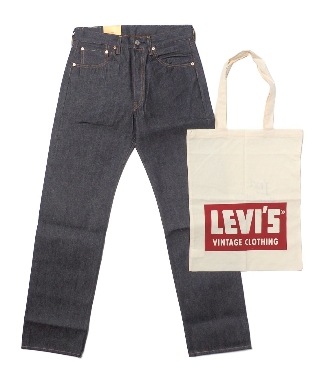 LEVI'S VINTAGE CLOTHING】1955 501XX JEANS - RIGID ジーンズ ORGANIC