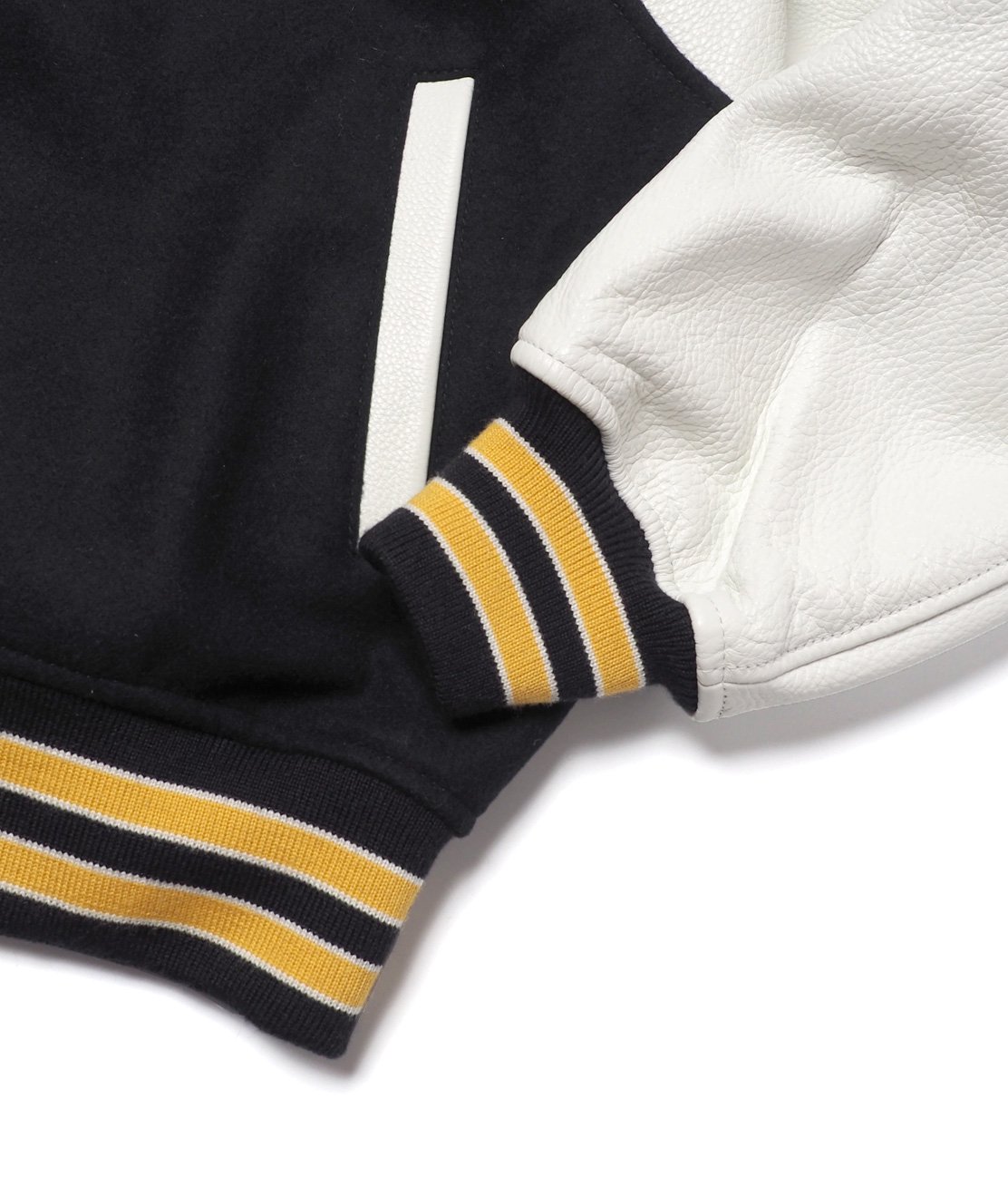 FIDELITY×SKOOKUM】VARSITY JACKET - NAVY/WHITE フィデリティー