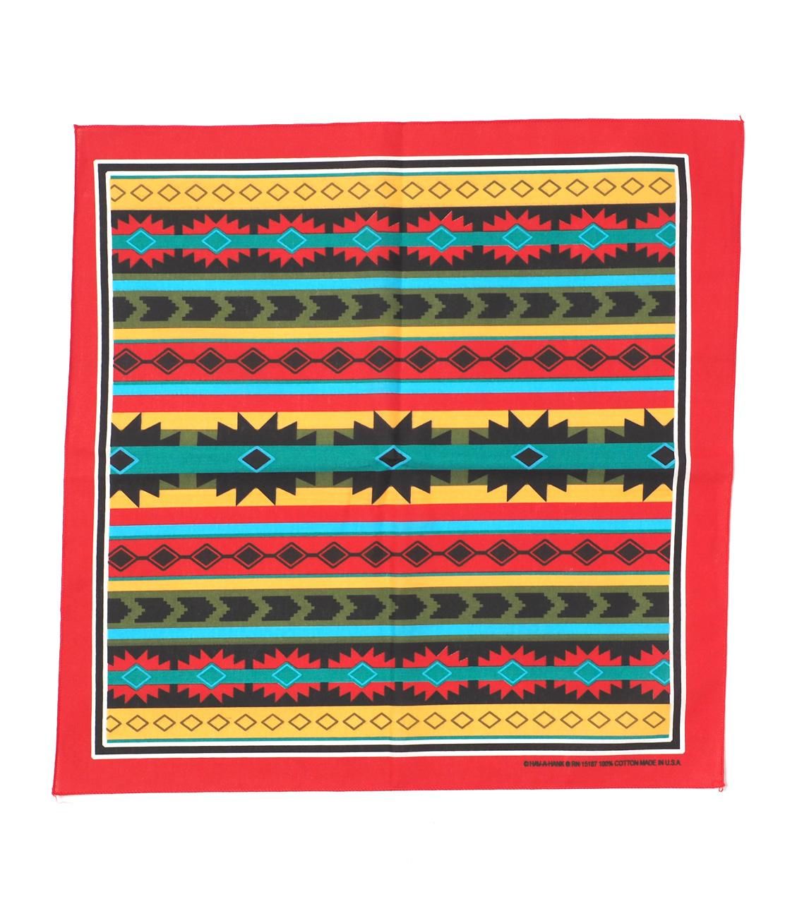 【アウトレット☆送料無料】 HAV-A-HANK】22inch BANDANA - AZTEC バンダナ MADE IN USA 服・アクセサリ