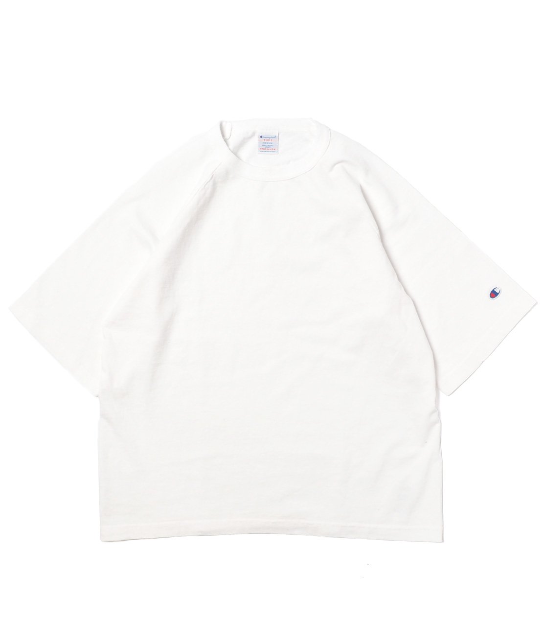 Champion-MADE IN USA】C5-T306 T1011 RAGLAN S/S TEE - WHITE Tシャツ