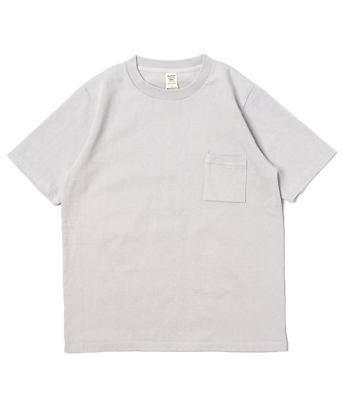 JACKMAN】JM5870 DOTSUME POCKET TEE - ICEBERG 度詰め Tシャツ 厚手