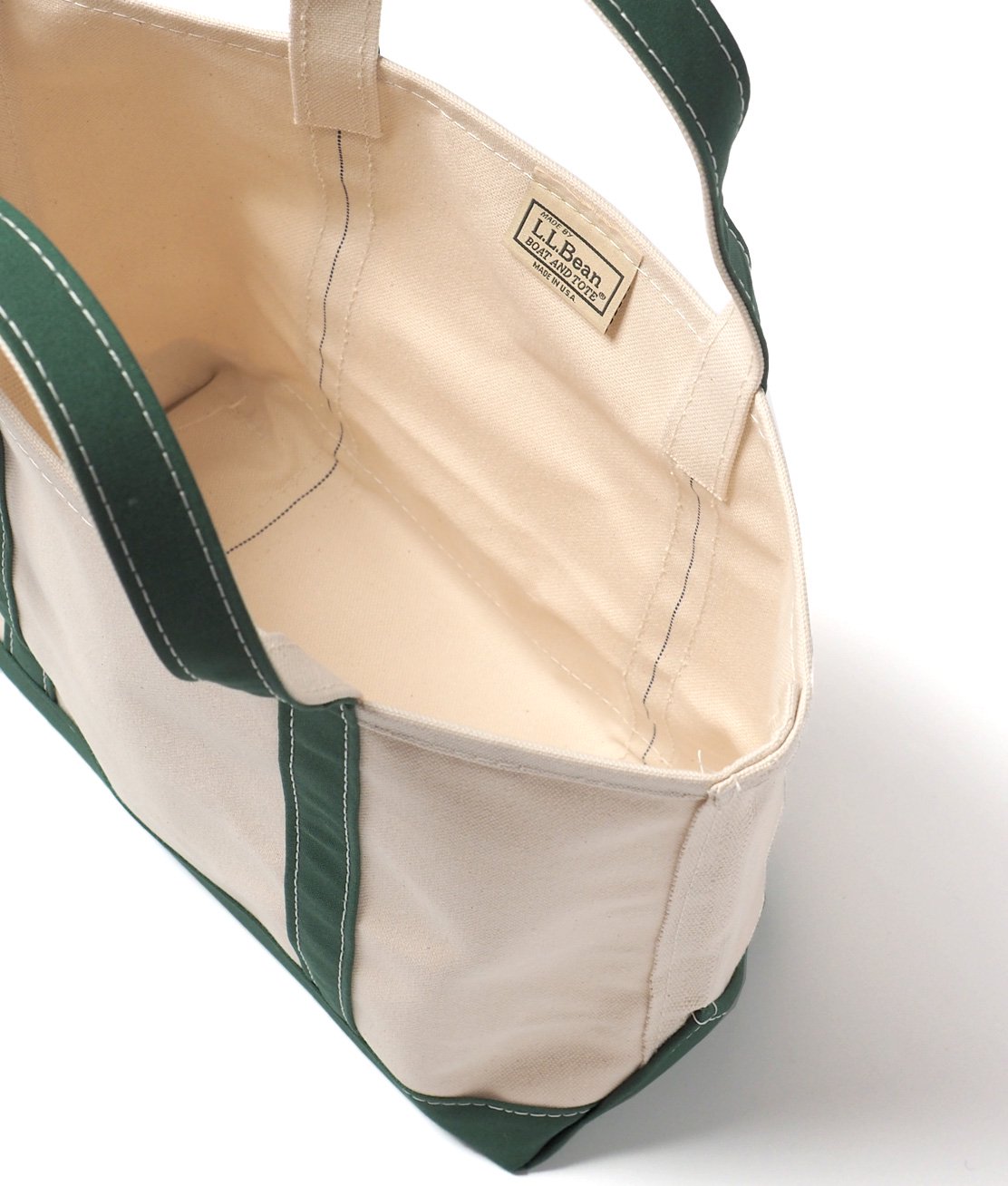 L.L.Bean】BOAT & TOTE BAG OPEN TOP MEDIUM - DARK GREEN トート USA