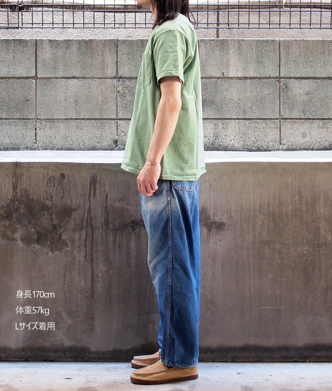 GOODWEAR” 90s Nylon Wide Straight Cargoシルエットストレート