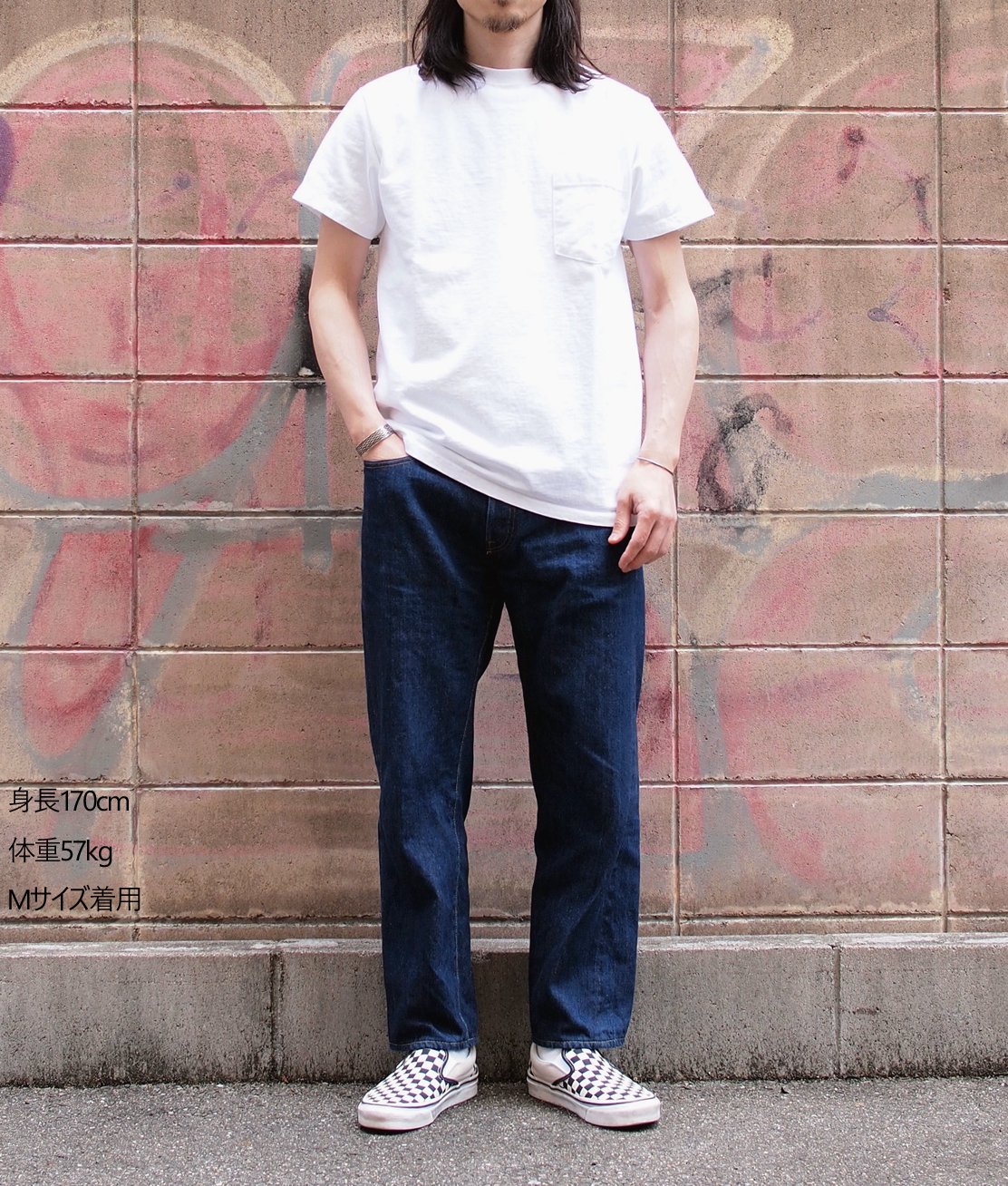 GOODWEAR】CREW NECK POCKET TEE - WHITE 7.2オンス Tシャツ USA製