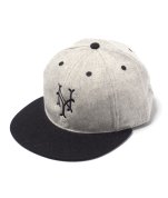 <img class='new_mark_img1' src='https://img.shop-pro.jp/img/new/icons47.gif' style='border:none;display:inline;margin:0px;padding:0px;width:auto;' />COOPERSTOWN2TONE BASEBALL CAP - GREY/BLACK ١ܡ륭å ˹ MADE IN USA