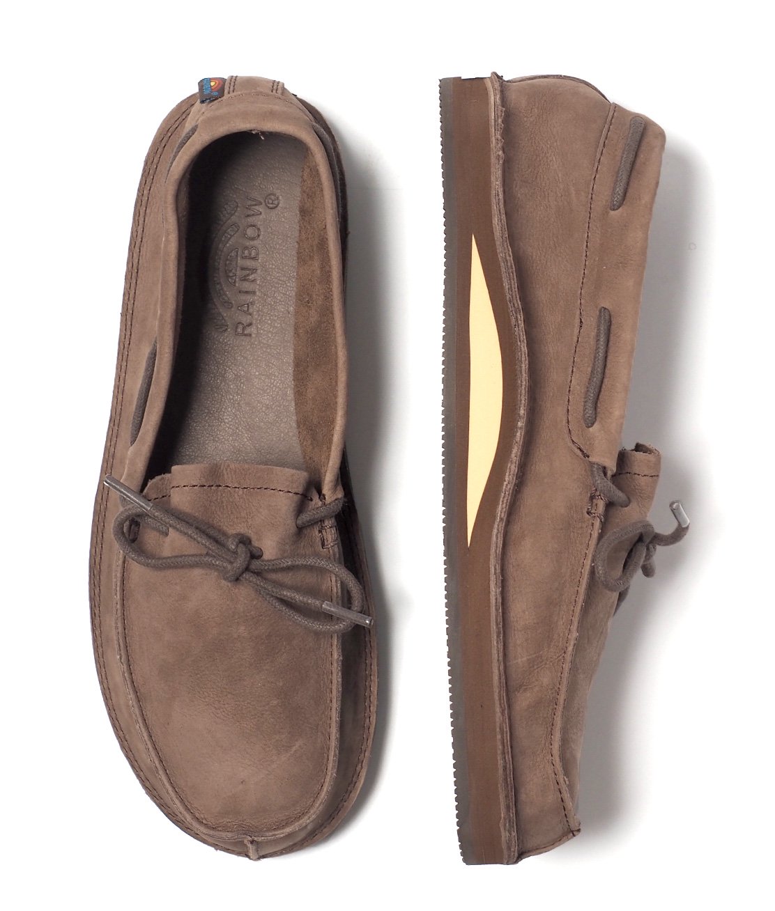 RAINBOW SANDALS】MOCCA LOAFER - EXPRESSO モカローファー シューズ 