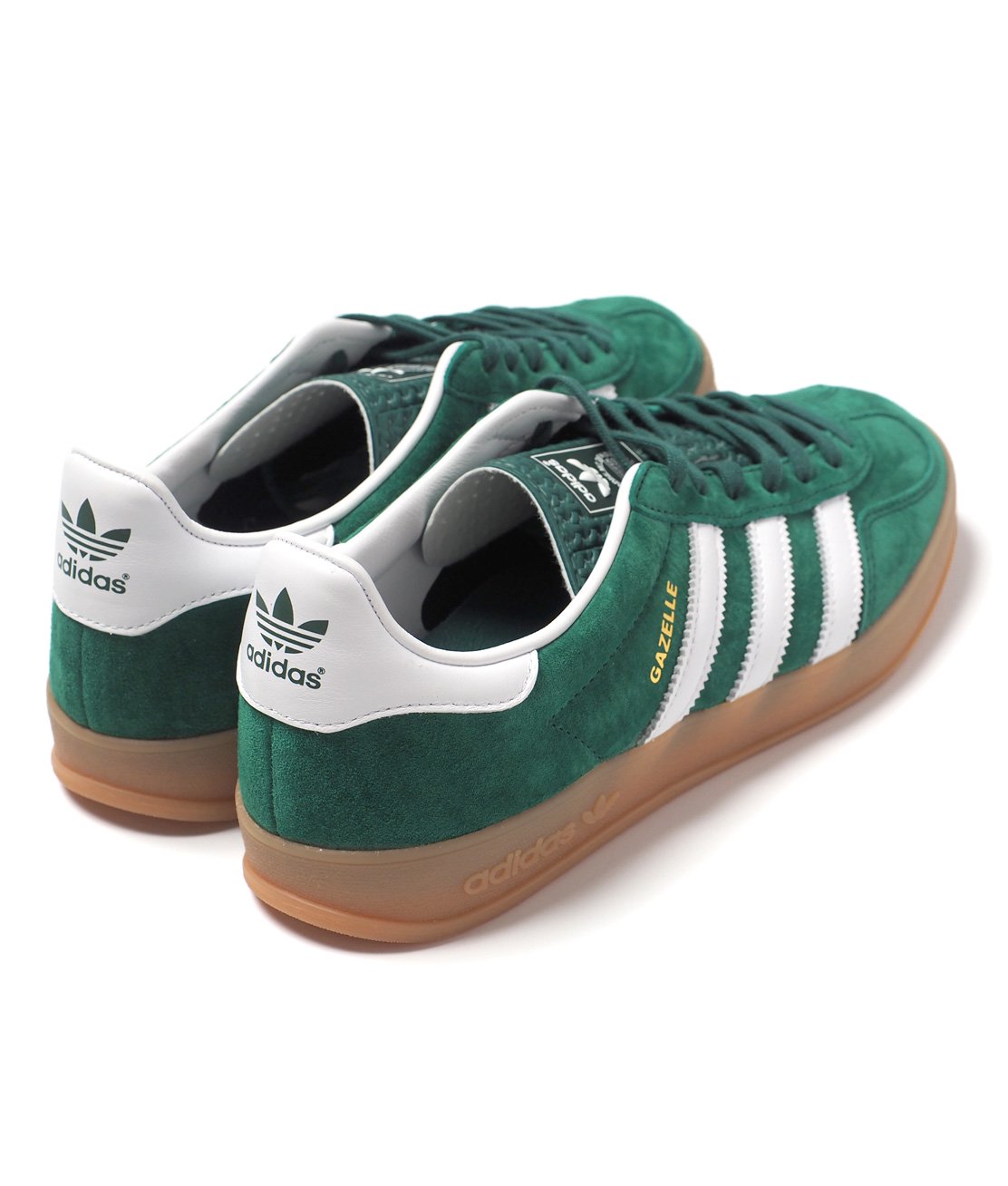 adidas Originals】IG1596 GAZELLE INDOOR - CGREEN/FTWWHT/GUM2 