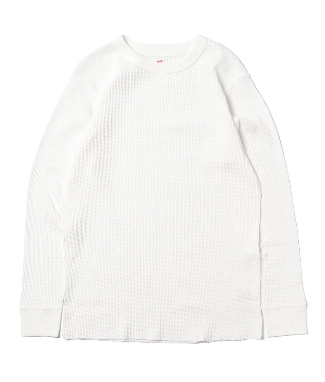 Hanes】HM4-Y203 THERMAL TOP - OFF WHITE サーマルシャツ 100% USA