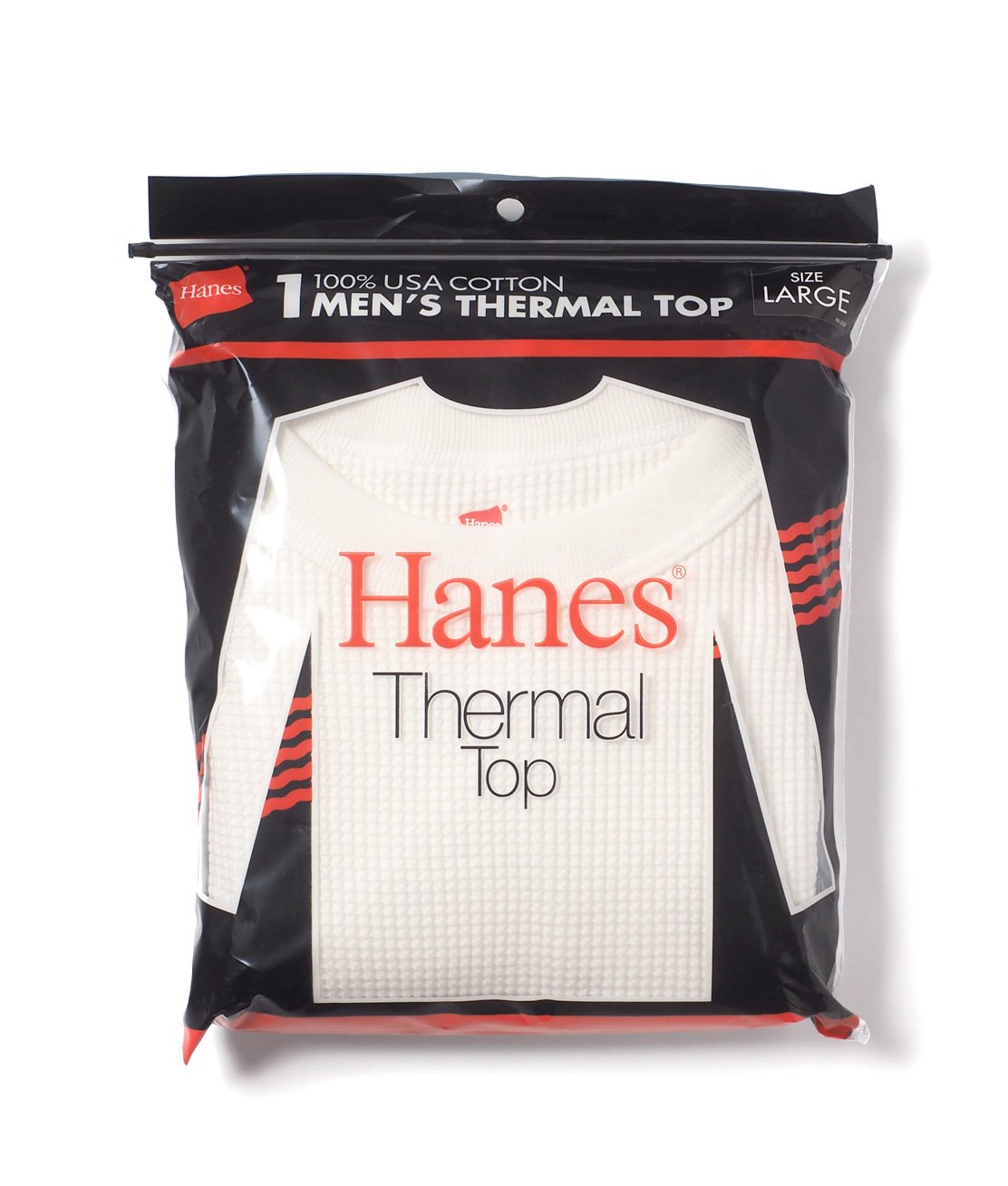 Hanes】HM4-Y203 THERMAL TOP - OFF WHITE サーマルシャツ 100% USA ...