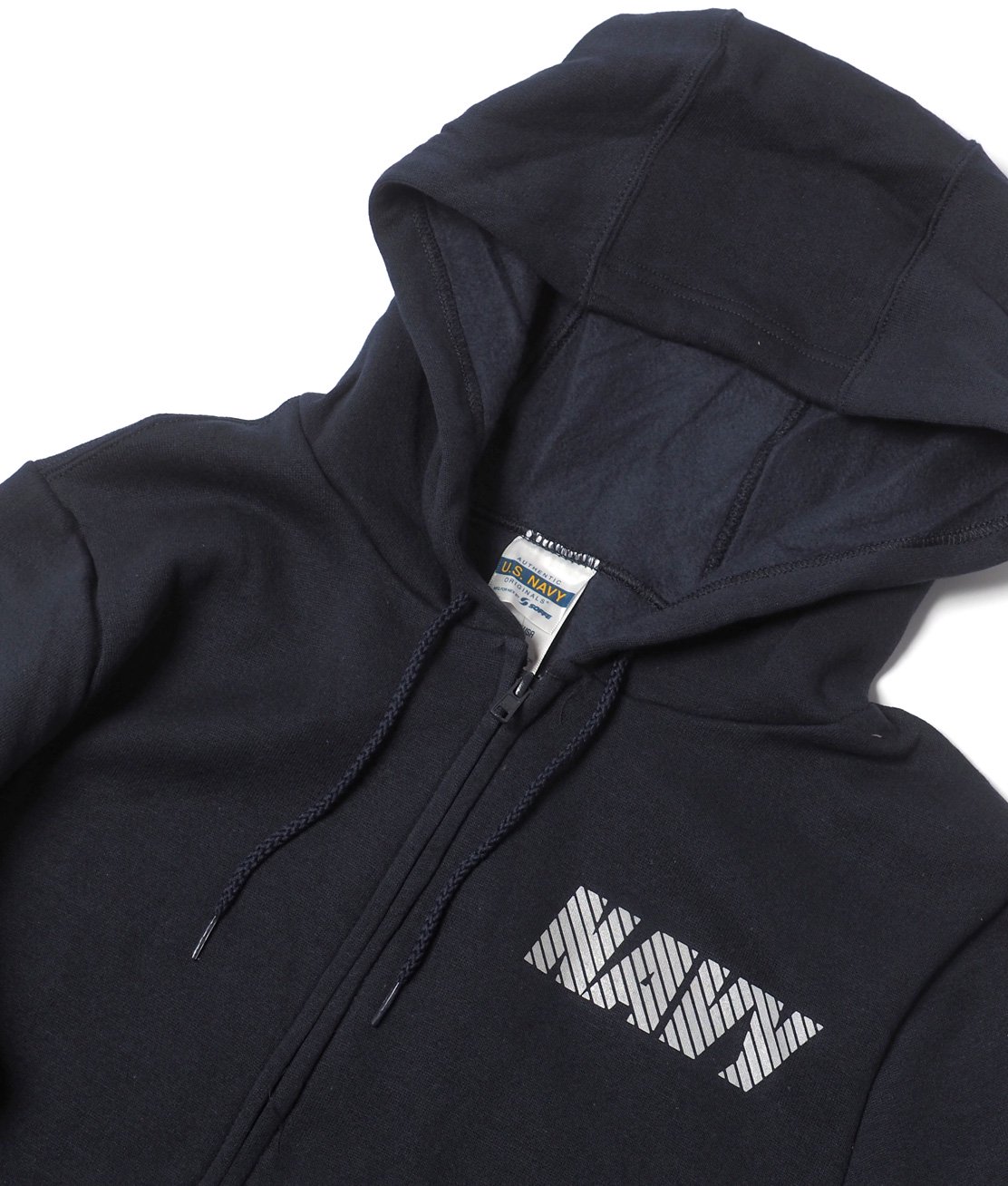 US MILITARY】US NAVY PT ZIP HOODIE BY SOFFE - NAVY 米軍 ジップ 