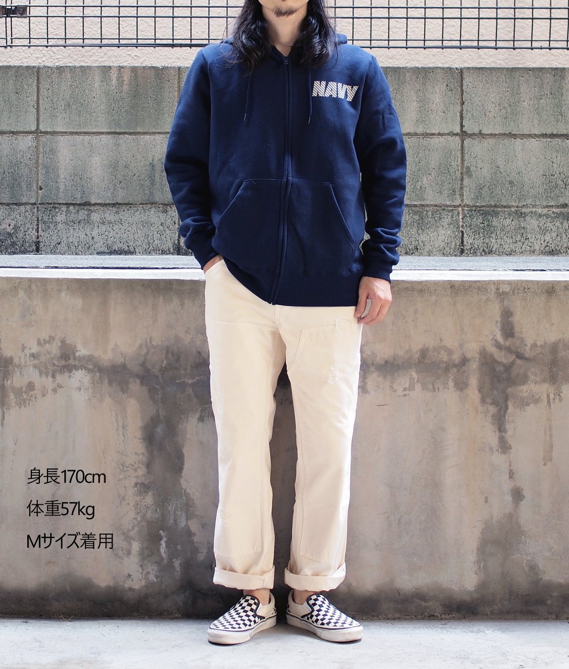 US MILITARY】US NAVY PT ZIP HOODIE BY SOFFE - NAVY 米軍 ジップ