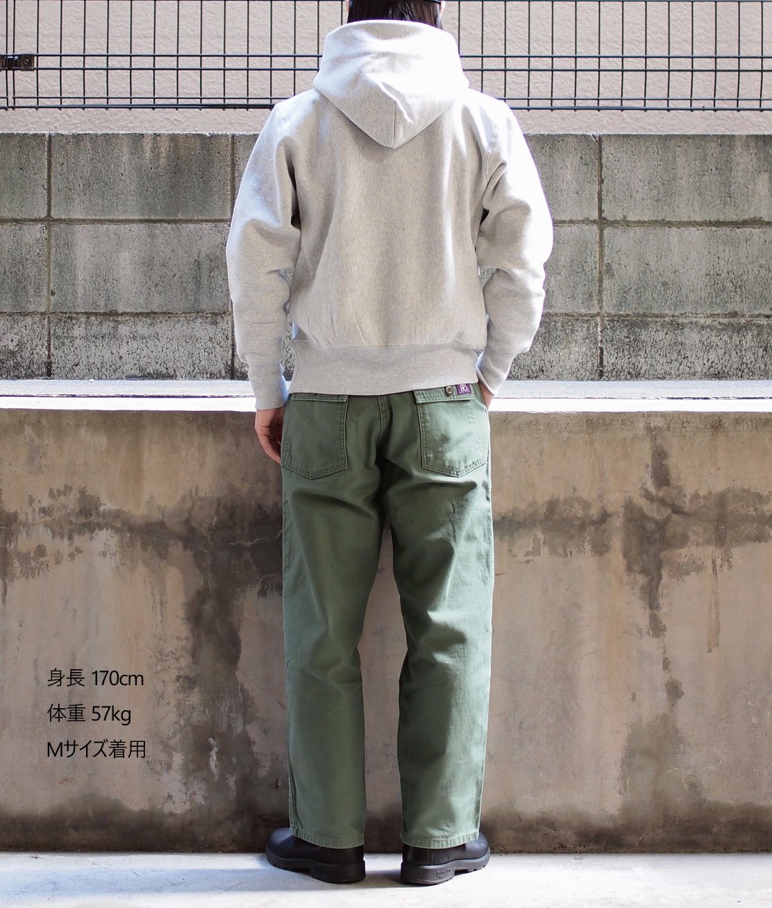 Champion-REVERSE WEAVE】C3-Y113 RW HOODED SWEAT - SILVER GREY