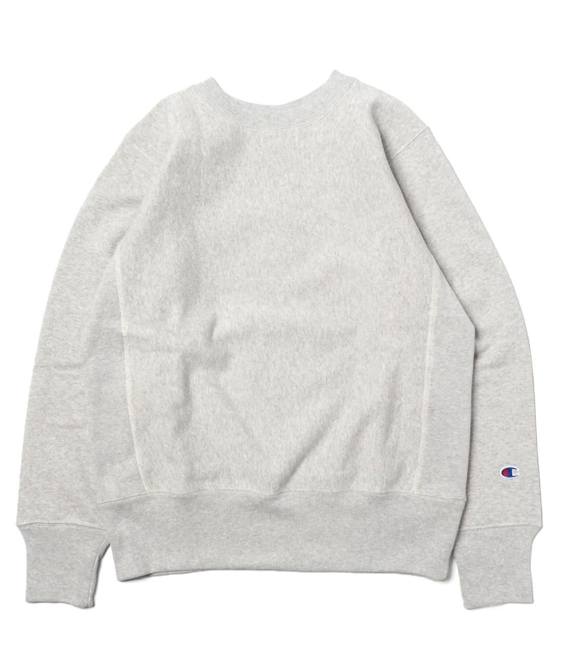 Champion-REVERSE WEAVE】C3-Y032 RW CREW NECK SWEAT - SILVER GREY 